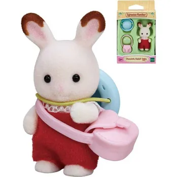 Figurka Sylvanian Families Chocolate baby králíček Creme set s doplňky v krabici