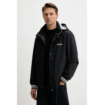 Pánská softshellová bunda Bunda Armani Exchange tmavomodrá barva, přechodná, XM000932 AF15605 XM000932.AF15605 59X, vel. XXL