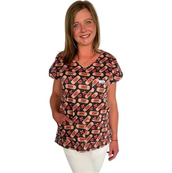 Zdravotnický oděv Zdravotní halena NÁPLASTI MÓDA PRO ZDRAVOTNÍKY Velikost: M H-768-M