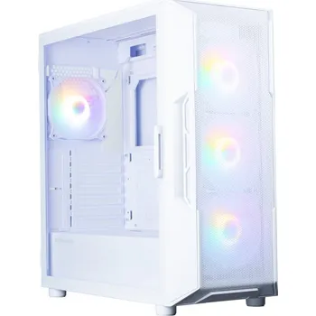 PC skříň Zalman skříň i3 Neo V2 White ATX 4x120mm RGB Fan 2xUSB 3.0 bílá