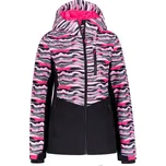 Dámská zimní bunda ALTISPORT GARDIN ČERNÁ/RŮŽOVÁ XXL