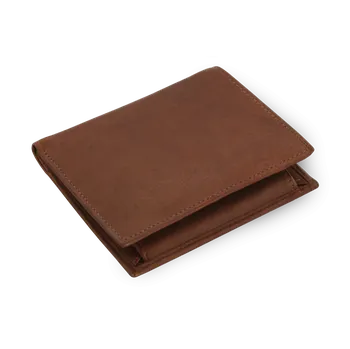 Peněženka Arwel Tmavě hnědá pánská kožená peněženka - dokladovka 514-3221-47
