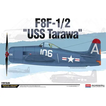 Plastikový model Academy Academy Grumman F8F-1/2 USS Tarawa (1:48)