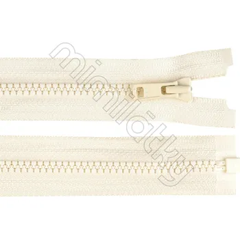 Zip Zip kostěný dělitelný VISLON® No 3 krémová 40 cm YKK
