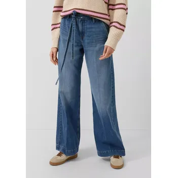 s.Oliver široké džíny s páskem Suri středně modré Velikost: 38/32