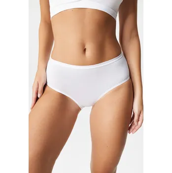 Kalhotky Klasické kalhotky Pure se zvýšeným pasem bavlněné