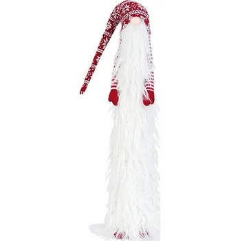 Vánoční dekorace Clayre & Eef Santa s dlouhými vlasy