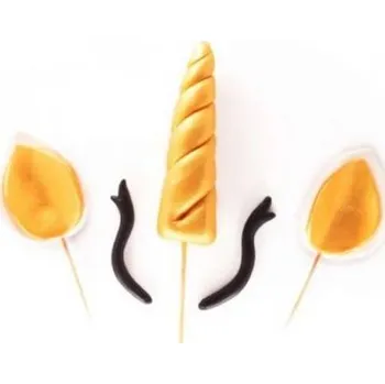 Jedlá dekorace na dort I love Cakes, vyrobeno v EU Cukrová figurka Unicorn - jednorožec - zápich do dortu - K Decor | Skvělé pro Váš domácí dort