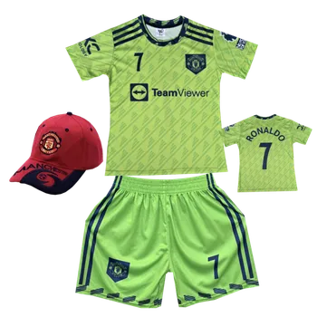 Fotbal Numberoplus Premium dětský fotbalový dres + fotbalová kšiltovka FC Manchester United - Ronaldo.Č07 Velikost: 11 roků (vel.140)