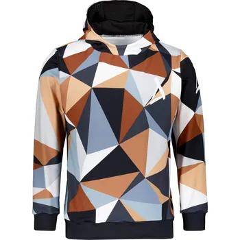 Pánská móda Pánská funkční mikina premium ALTISPORT VOJ/ALM007MI01 ČERNOHNĚDÁ L