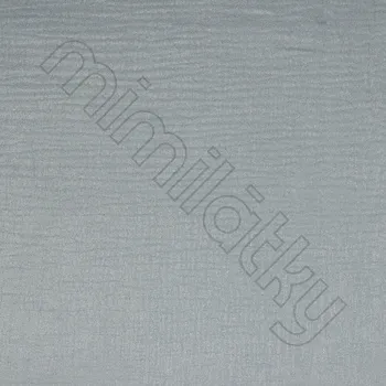 Šedá dvojitá gázovina s třpytkami