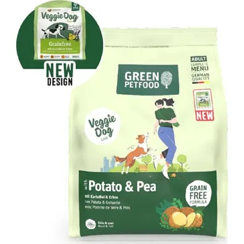 Krmivo pro psa Green Petfood Veggie Dog with Potato & Pea 900g