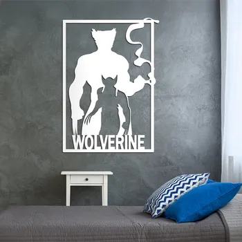 Obraz Vyřezávaný 3D obraz na zeď - Wolverine, Bílá | DUBLEZ