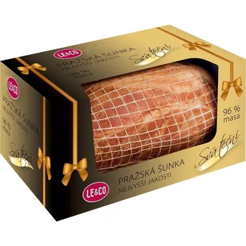 LE&CO Sváteční pražská šunka v dárkovém balení
