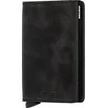 Kožená peněženka SECRID Slimwallet Vintage Black černá