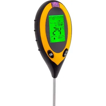 Zahradní měřič kyselosti, vlhkosti půdy a slunečního záření GEKO