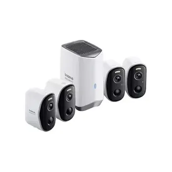 Kompletní kamerový systém Baseus Security N1 Plus 2K 4ks (S0TY012131)