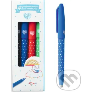 Doplněk ke knize Gumovateľné perá: klasické farby, 4 ks - Djeco Djeco