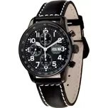 Zeno Watch Basel - P557TVDD-bk-a1 - X-Large B Pilot Chrono Day Date
