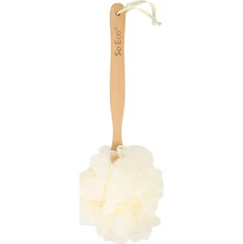 So Eco Long Handle Shower Pouf mycí houba na tělo s prodlouženou rukojetí 1 ks