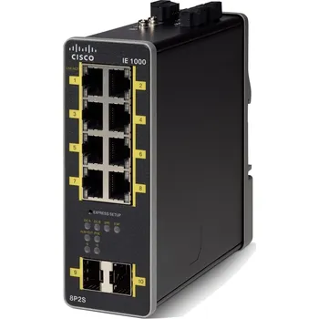 Počítač Cisco IE-1000-8P2S-LM průmslový switch řízený 8x 10/100/1000 (PoE+) + 2 x 1000Base-X SFP (uplink)
