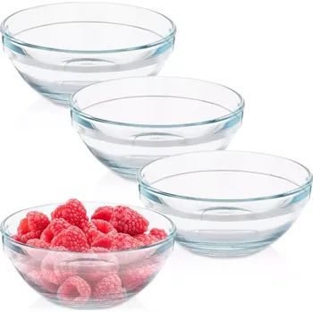 Skleněné misky 12 cm, 275 ml – sada 4 ks