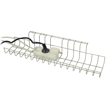 DK 03 držák kabelů drátěný, délka 490 mm, stříbrný