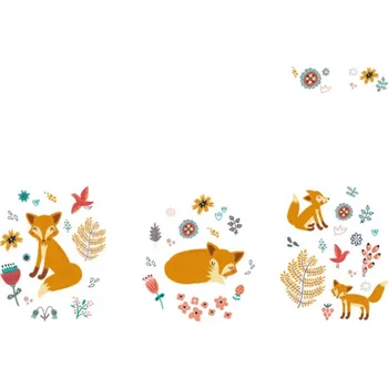 Panel na fusak z nepromokavého polyesteru 150x105 kamarádka liška