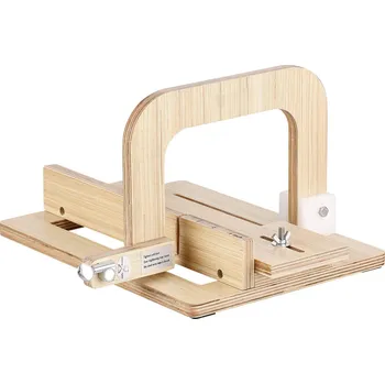 Kráječ na chleba Vevor Kráječ mýdla, nastavitelná tloušťka 0-2 inch, nerez napínání drátu