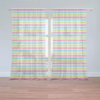 Záclona Sablio Záclony Proužky: 2ks 150x250cm