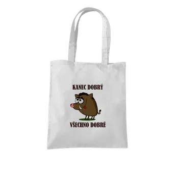 Nákupní taška Bastard Kanec dobrý taška White