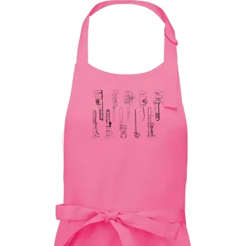 Kuchyňská zástěra Instalatérské nářadí - Pánská zástěra na vaření - Univerzální velikost ( Růžová )