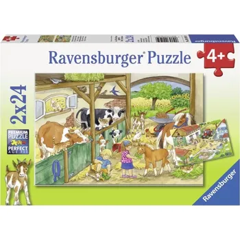 Puzzle Puzzle den na farmě 2x24 dílků