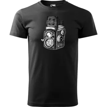 Sablio Tričko s potiskem Momentka věčnosti - černé 4XL