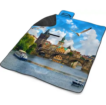 deka Sablio Plážová deka Praha Karlův most 2: 200x140 cm