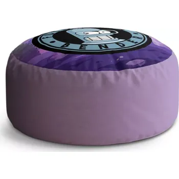 Taburet Sablio Taburet Circle Futurama Bender Planeta s vysílači: 38x48 cm