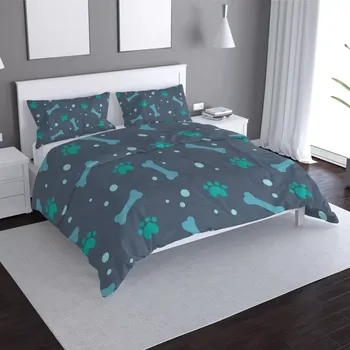 Povlečení Sablio Povlečení Kostičky - 140x200 / 90x70