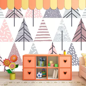 Tapeta Sablio Tapeta Barevné stromky - 125x75 cm