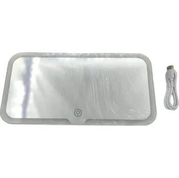 Kosmetické zrcátko do sluneční clony 24 x 12 cm S dotykovým ovládáním Přepínání 3 odstínů světla Nastavitelný jas Dobíjecí zrcátko do auta