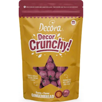 Jedlá dekorace na dort Decora Čokoládové kuličky s perníkovou příchutí 100 g