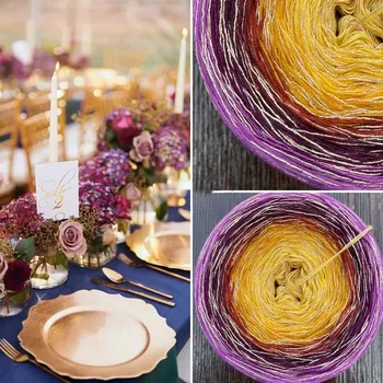 Příze Příze Čarovné klbko, (4n), 1000m, Rainbow XXV Glitz