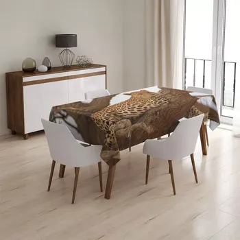 ubrus Sablio Ubrus Levhart 2 - 90x90 cm