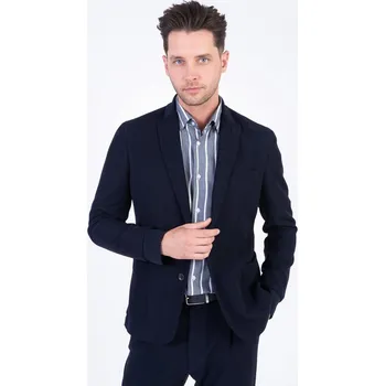 Pánské sako Strečové pletené sako V pohodlném střihu 192745