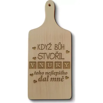 Kuchyňské prkénko Sablio Prkénko Když Bůh stvořil vnuky
