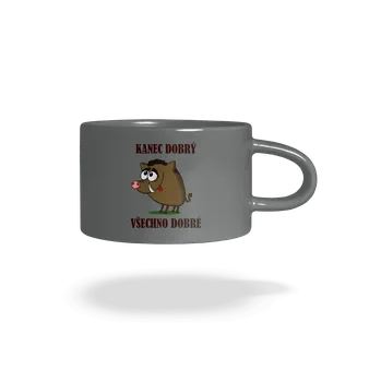 Bastard Kanec dobrý hrnek makronka Grey Macaron