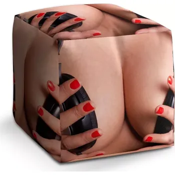 Taburet Sablio Taburet Cube Prsa: 40x40x40 cm