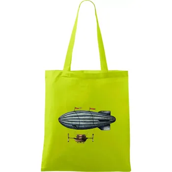 Vzducholoď barevná - Taška bavlněná - 42 x 38 cm ( Limetková )