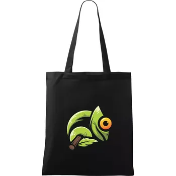 Chameleonek - Taška bavlněná - 42 x 38 cm ( Černá )