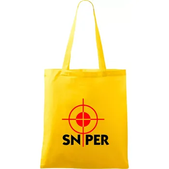 Sniper zameřovač - Taška bavlněná - 42 x 38 cm ( Žlutá )