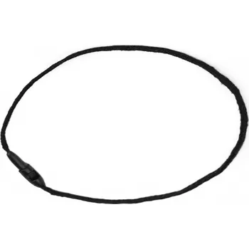 Náramek Šňůrka na visačku bavlněná s pojistkou, velké, 3 černá